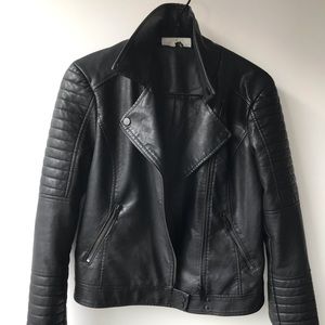 NOISY MAY VEGAN LEATHER JACKET